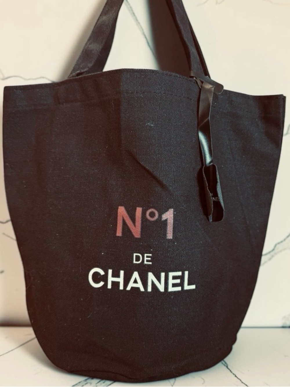 Canvas Black Tote Bag